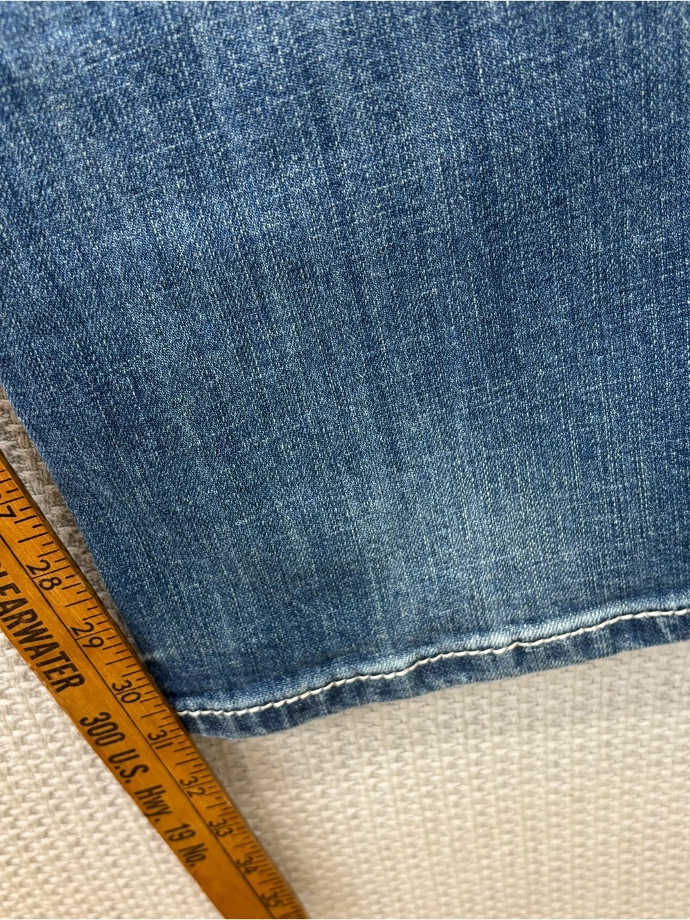 Rock & Roll Cowgirl Riding Jeans Women 30/34 Mid Rise Bootcut Stitching Western - Picture 9 of 9
